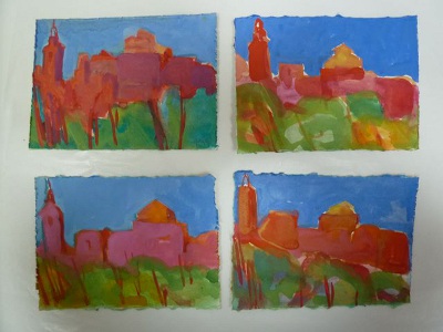 Roussillon Townscape-Luberon France